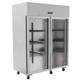 SERIAPRO - Armoire réfrigérée positive 2 portes vitrées GN 2/1 1400 L
