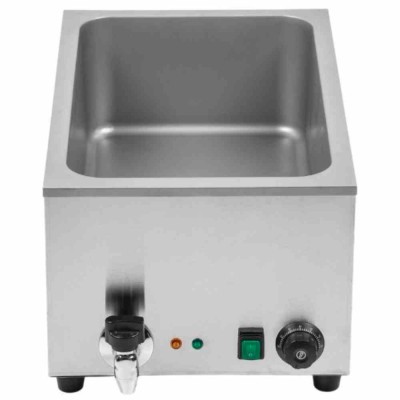 SERIAPRO - Bain-marie professionnel GN 1/1 avec vidange