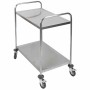 CPC - Chariot inox à 2 plateaux