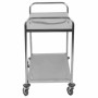 SERIAPRO - Chariot inox à 2 plateaux