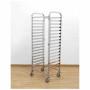 SERIAPRO - Échelle pâtissière inox 16 niveaux entrée 600 - 600 x 400 mm