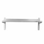 CPC - Étagère murale en inox sur crémaillères - L 1000 x P 300 mm