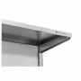 CPC - Étagère murale en inox sur crémaillères 2 niveaux - L 1000 x P 400 mm