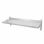 SERIAPRO - Étagère murale en inox sur crémaillères - L 1200 x P 400 mm
