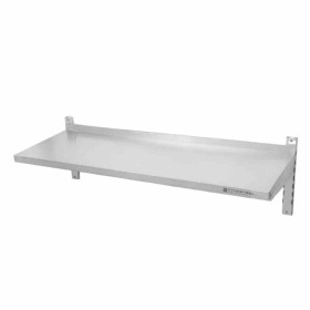CPC - Étagère murale en inox sur crémaillères - L 1200 x P 400 mm
