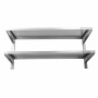 CPC - Étagère murale en inox sur crémaillères 2 niveaux - L 1200 x P 400 mm