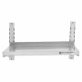 SERIAPRO - Étagère murale en inox sur crémaillères - L 600 x P 400 mm