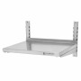 SERIAPRO - Étagère murale en inox sur crémaillères - L 600 x P 400 mm