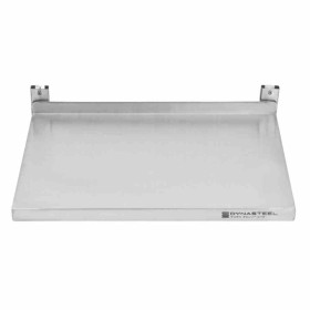 CPC - Étagère murale en inox sur crémaillères - L 600 x P 400 mm