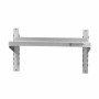 CPC - Étagère murale en inox sur crémaillères - L 800 x P 300 mm