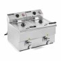 SERIAPRO - Friteuse de table professionnelle premium 2 x 8 L avec vidange