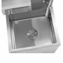 SERIAPRO - Lave-mains commande au pied avec savon et distributeur de papier