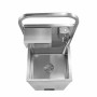 SERIAPRO - Lave-mains commande au pied avec savon et distributeur de papier