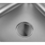 SERIAPRO - Plonge 1 bac avec dosseret et étagère - 600 x 700 mm