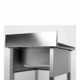 SERIAPRO - Plonge 1 bac avec dosseret et étagère - 600 x 700 mm