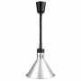 SERIAPRO - Lampe chauffante conique argentée