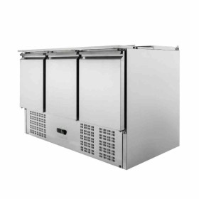 CPC - Saladette compacte 3 portes - avec couvercle coulissant