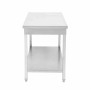 CPC - Table inox centrale avec étagère - 600 x 600 mm