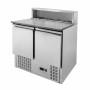 CPC - Meuble à pizza réfrigéré - 2 portes - 5 bacs GN 1/6