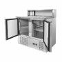 SERIAPRO - Meuble à pizza réfrigéré - 2 portes - 5 bacs GN 1/6