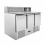 CPC - Meuble à pizza réfrigéré - 3 portes - 8 bacs GN 1/6