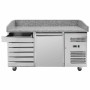SERIAPRO - Meuble à pizza 600x400 - 1 porte et 7 tiroirs