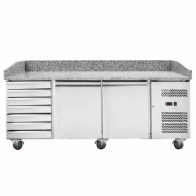 SERIAPRO - Meuble à pizza 600x400 - 2 portes et 7 tiroirs