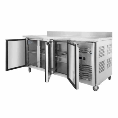 CPC - Table réfrigérée 3 portes GN1/1 - P 700 avec dosseret