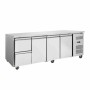 SERIAPRO - Table réfrigérée positive - 3 portes et 2 tiroirs