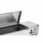 CPC - Saladette réfrigérée à poser couvercle inox - 5 x GN 1/4