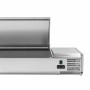 CPC - Saladette réfrigérée à poser couvercle inox - 3 x GN 1/3 + 1 x GN 1/2