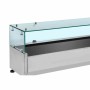 SERIAPRO - Saladette réfrigérée à poser vitrée - 6 x GN 1/3