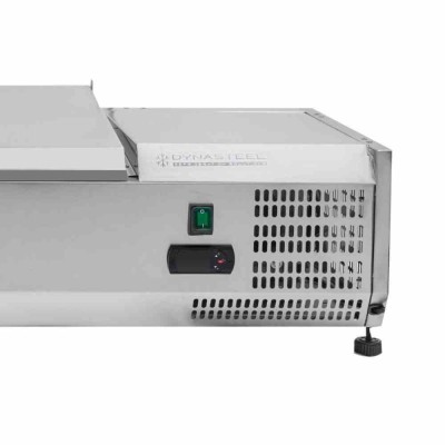 SERIAPRO - Saladette réfrigérée à poser couvercle inox - 6 x GN 1/3