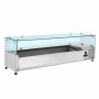 CPC - Saladette réfrigérée à poser vitrée - 5 x GN 1/3 + 1 x GN 1/2