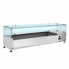 CPC - Saladette réfrigérée à poser vitrée - 5 x GN 1/3 + 1 x GN 1/2