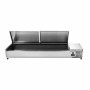 SERIAPRO - Saladette réfrigérée à poser couvercle inox - 8 x GN 1/3