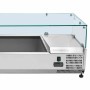 CPC - Saladette réfrigérée à poser vitrée - 9 x GN 1/3