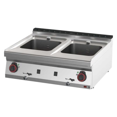 REDFOX - Cuiseur à pâtes électrique 16+16 L sans soubassement 400 V - VT 70/08 E