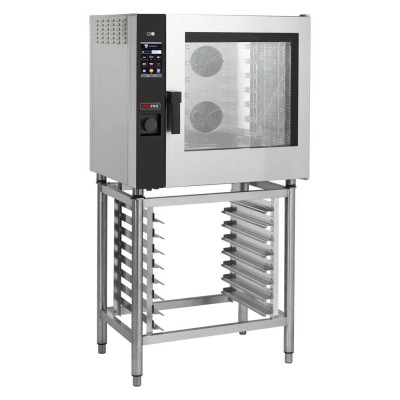REDFOX - Four à convection élec. 7x GN 1/1, injection, tactile, lavage auto, porte droite - MPD 0711 X ERAM
