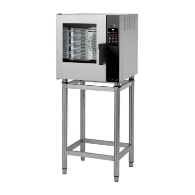 REDFOX - Four mixte électrique injection, tactile, nettoyage auto, porte gauche, 5x GN 2/3 - MPDN 0523 ELAM