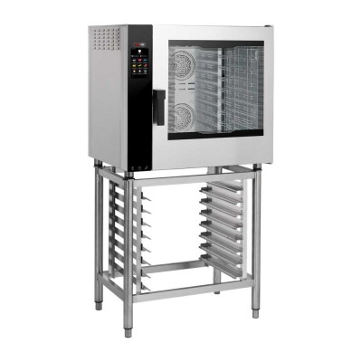 REDFOX - Four mixte électrique injection, tactile, porte droite, 7x GN 1/1 - MPDN 0711 ER