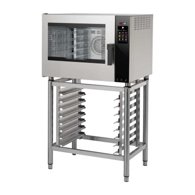REDFOX - Four mixte électrique injection, tactile, porte gauche, 5x GN 1/1 - MPDN 0511 EL