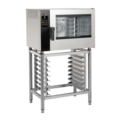 REDFOX - Four mixte électrique renforcé, injection, tactile, porte droite, 5x GN 1/1 - MPDN 0511 X ER