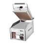 REDFOX - Plaque de cuisson électrique lisse chrome durable plaque de contact - FTHC 30 ED+KD 30 T