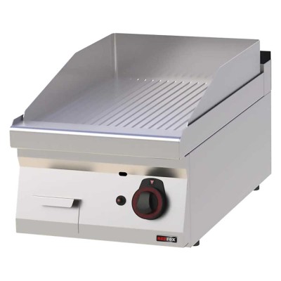 REDFOX - Plaque de cuisson 400x510 à gaz nervurée sans soubassement - FTR 70/04 G