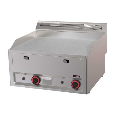 REDFOX - Plaque de cuisson 650x480 à gaz chrome durable lisse sans soubassement - FTHC 60 GL