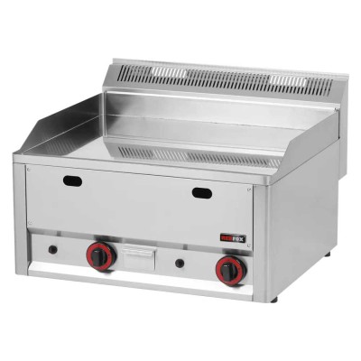 REDFOX - Plaque de cuisson 650x480 à gaz chromée lisse sans soubassement - FTHC 60 GL