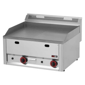 REDFOX - Plaque de cuisson 650x480 à gaz nervurée sans soubassement - FTHR 60 GL