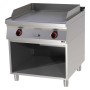 REDFOX - Plaque de cuisson 710x650 électrique nervurée soubassement 400 V - FTR 90/80 E