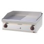 REDFOX - Plaque de cuisson 800x510 électrique chromée combinée sans soubassement 400 V - FTHRC 70/08 E